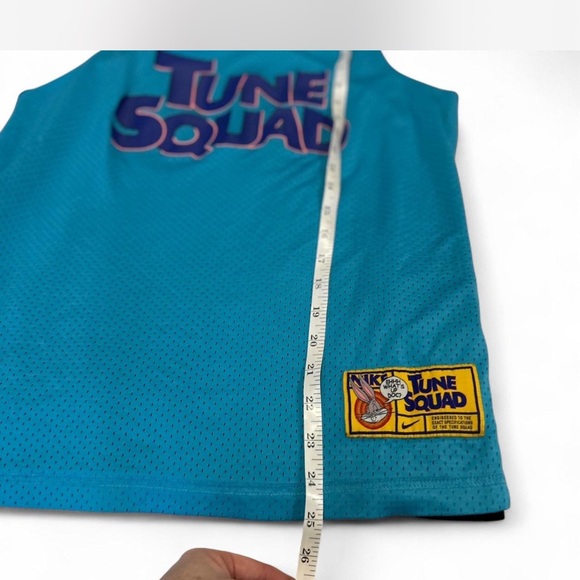 |Nike| Looney Tunes Reversible Black Turquoise Jersey Tank Top Size Medium - Picture 3 of 4